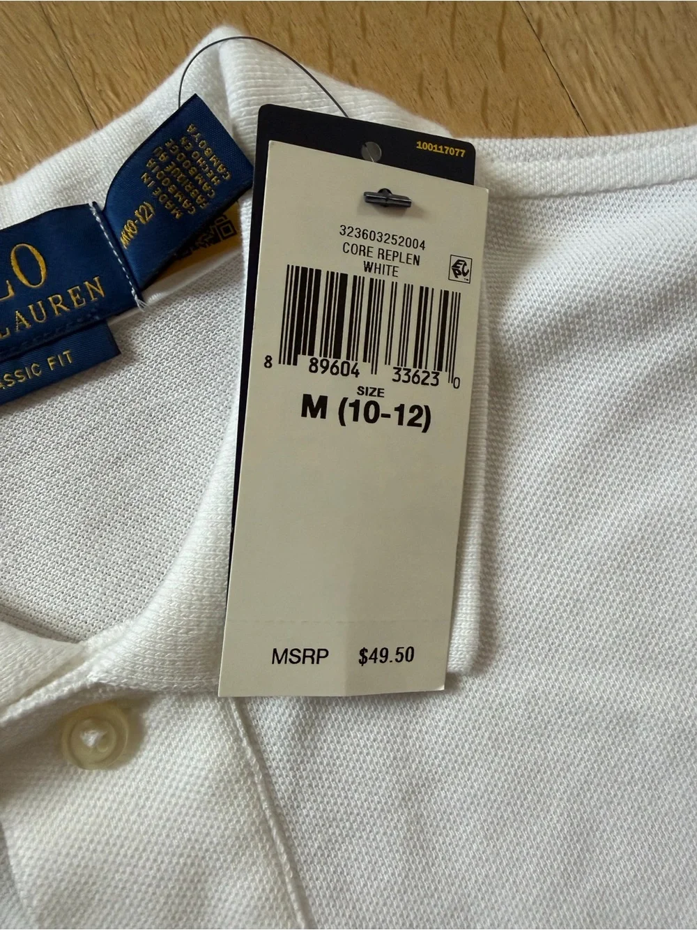 Polo by Ralph Lauren Classic White Boys Polo Shirt